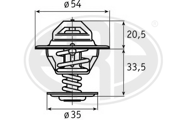 Thermostat, coolant (350153)