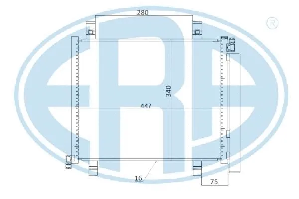 Condenser, air conditioning (667256)