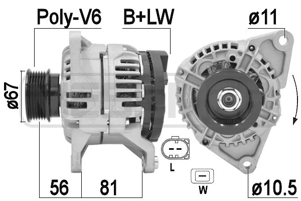 Alternator (210933A)