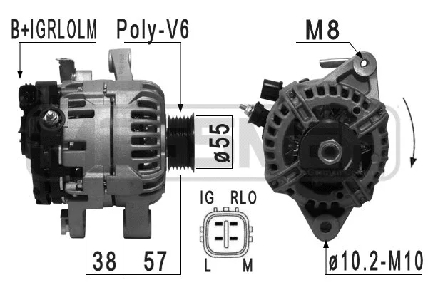 Alternator (210941A)