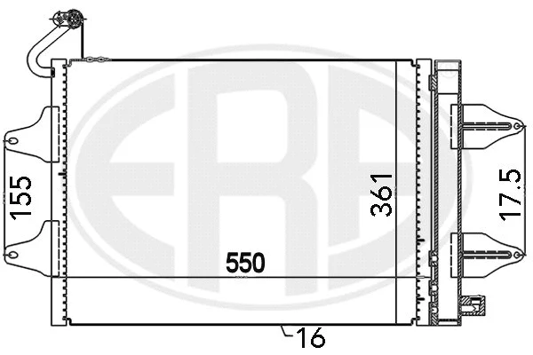 Condenser, air conditioning (667017)