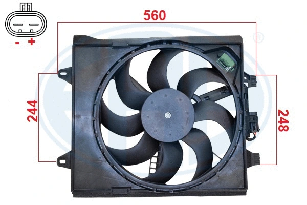 Fan, engine cooling (352147)