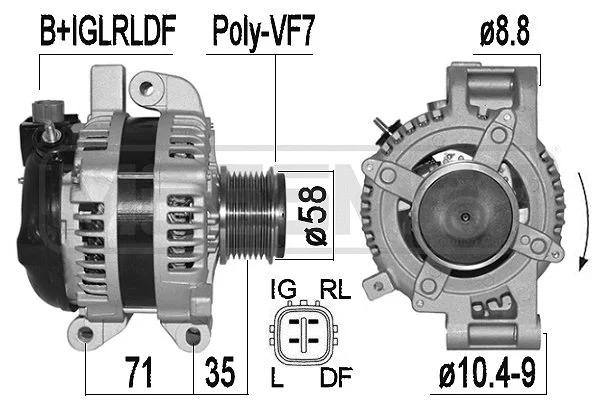 Alternator (209517A)