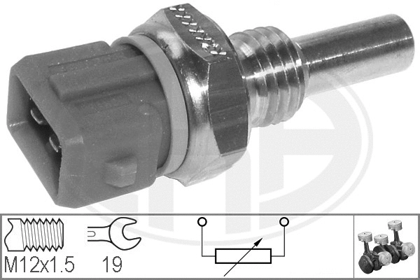 Sensor, coolant temperature (330122)