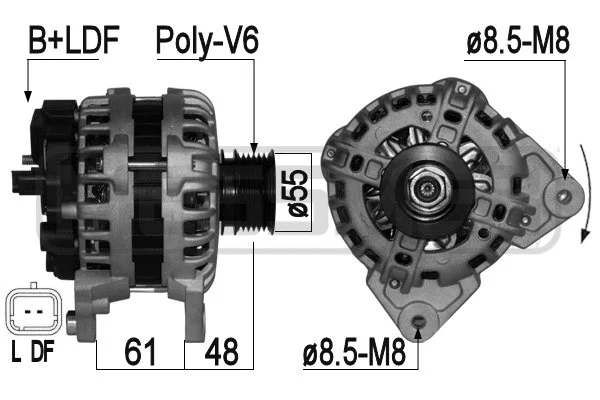 Alternator (209056A)
