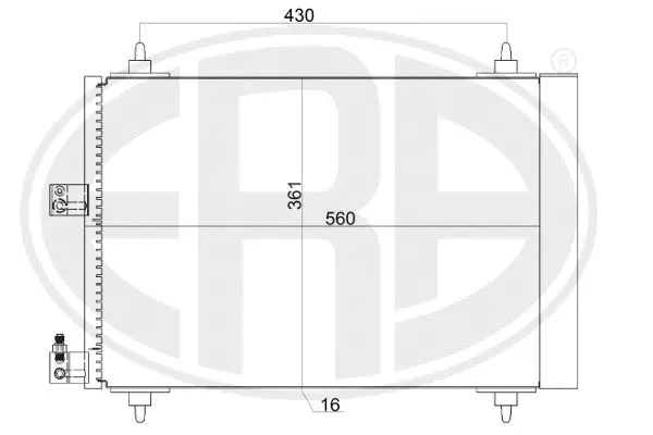 Condenser, air conditioning (667159)