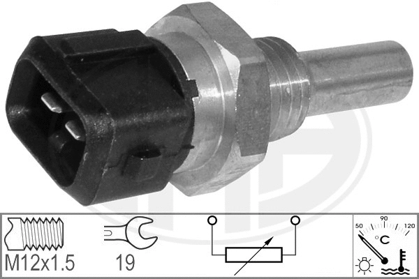 Sensor, coolant temperature (330583)