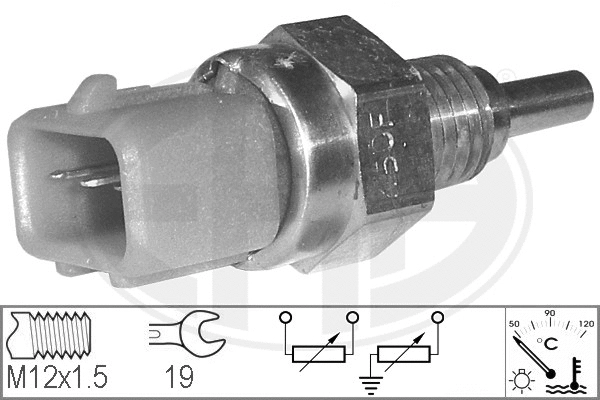 Sensor, coolant temperature (330635)