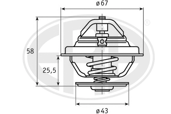 Thermostat, coolant (350301)