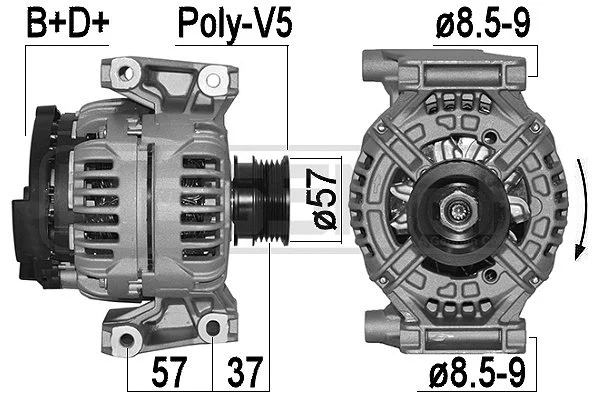 Alternator (209555A)