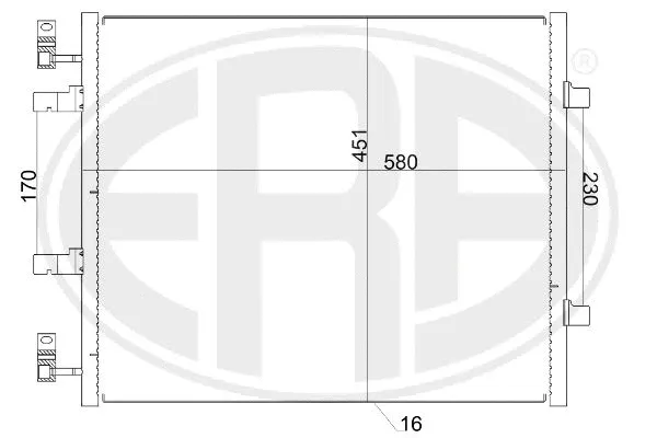 Condenser, air conditioning (667156)