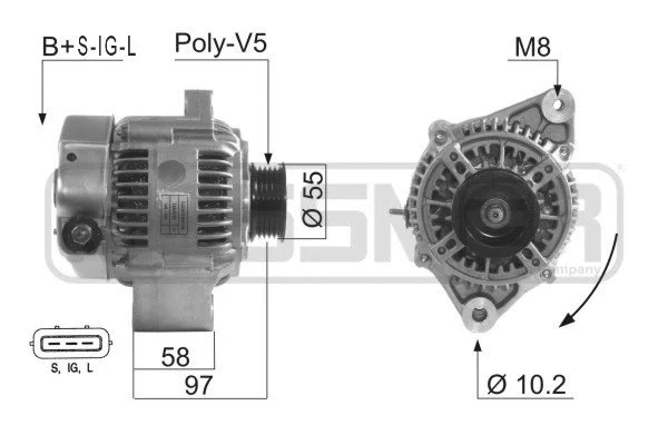 Alternator (210628A)