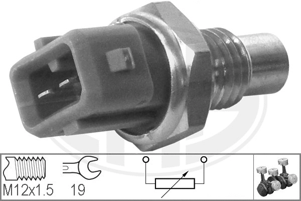 Sensor, coolant temperature (330110)