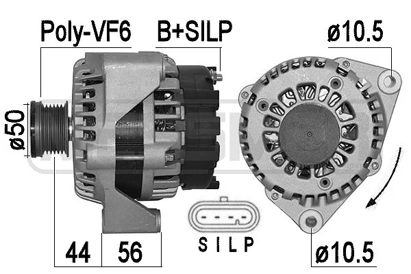 Alternator (209544A)