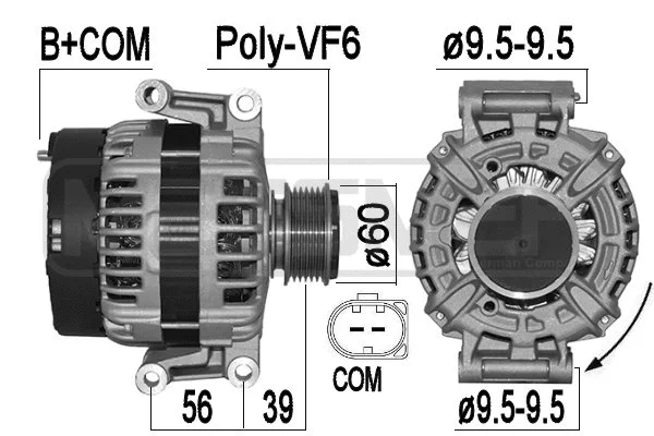 Alternator (209568A)