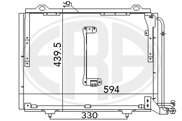 Condenser, air conditioning (667145)