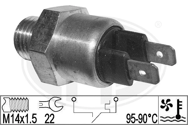 Temperature Switch, radiator fan (331019)