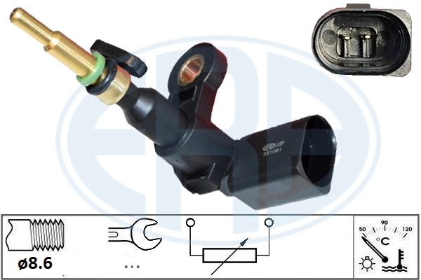 Sensor, coolant temperature (331061)