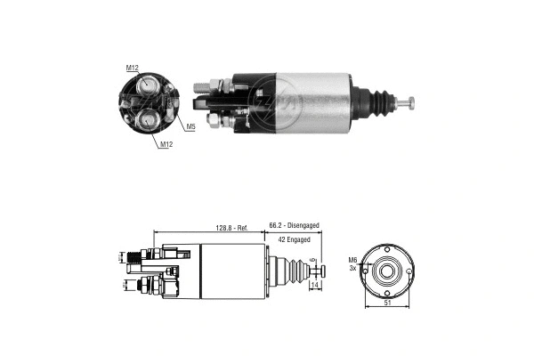Solenoid Switch, starter (ZM842)