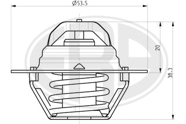 Thermostat, coolant (350281)