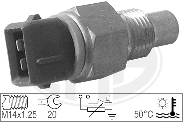 Sensor, coolant temperature (330639)