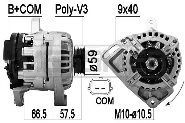 Alternator (209567A)