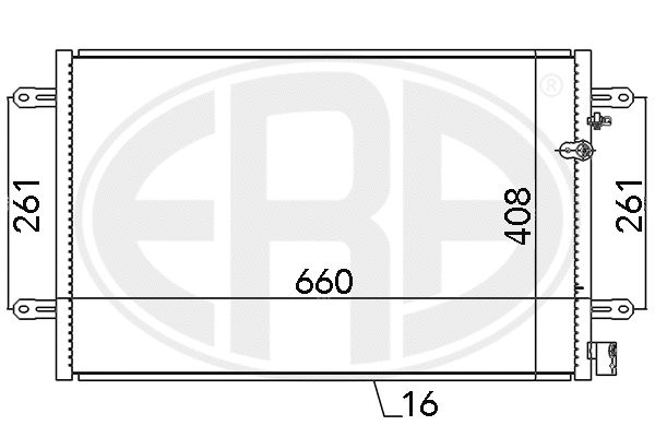 Condenser, air conditioning (667086)