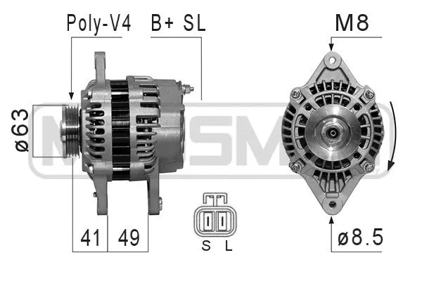 Alternator (210837A)