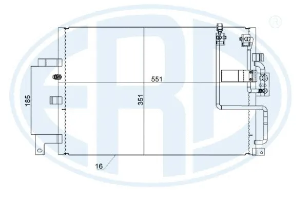 Condenser, air conditioning (667208)