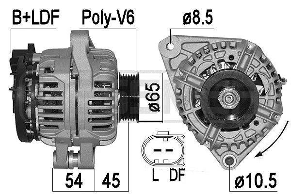 Alternator (209553A)
