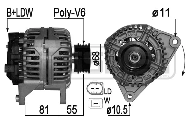 Alternator (209051A)