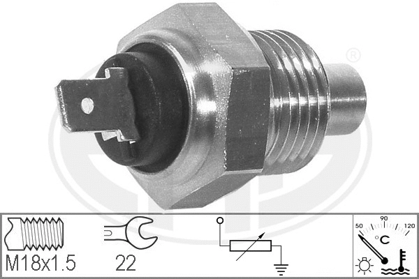 Sensor, coolant temperature (330531)