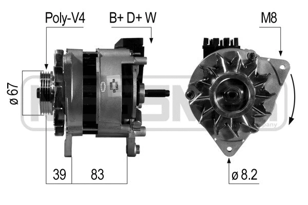 Alternator (210335A)