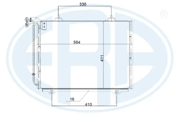 Condenser, air conditioning (667239)