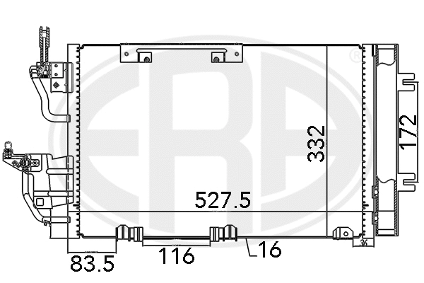 Condenser, air conditioning (667015)