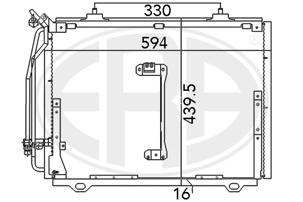 Condenser, air conditioning (667081)