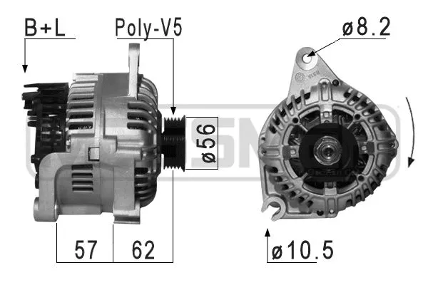 Alternator (210867A)