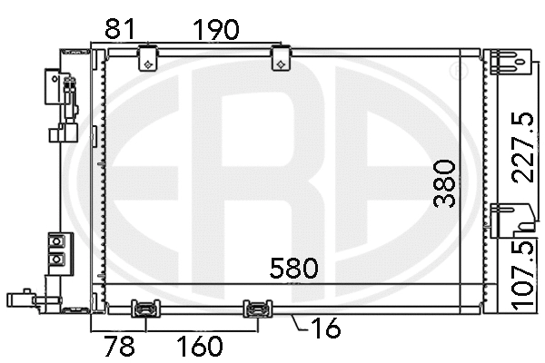 Condenser, air conditioning (667043)