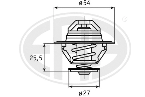 Thermostat, coolant (350276)