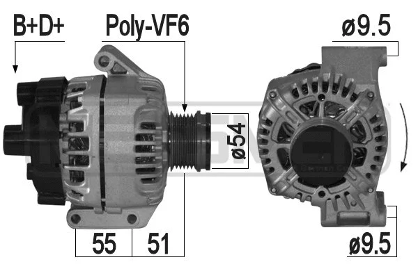 Alternator (209225)