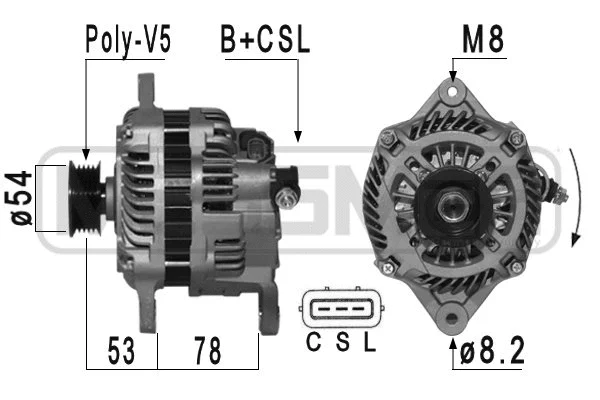 Alternator (210955A)