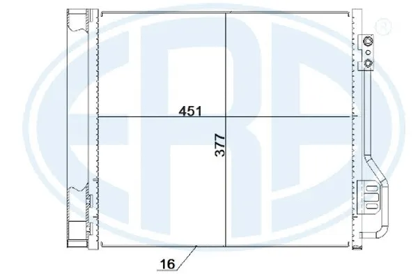 Condenser, air conditioning (667251)