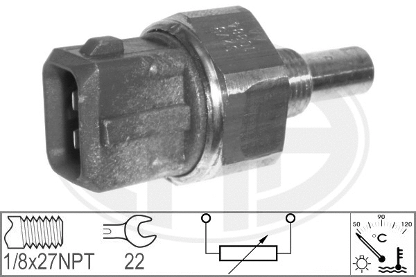 Sensor, coolant temperature (330587)