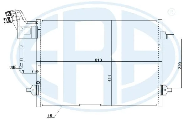 Condenser, air conditioning (667216)