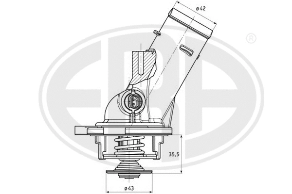 Thermostat, coolant (350335)