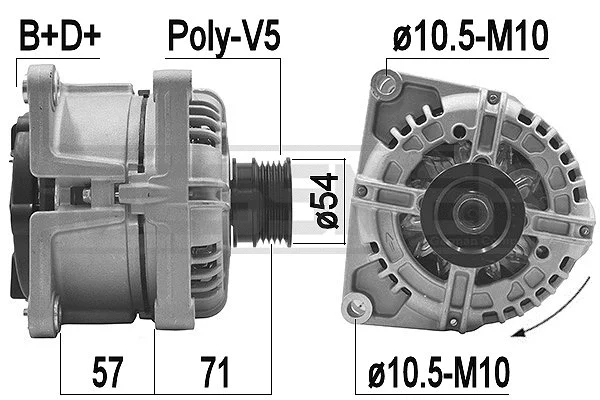 Alternator (209418A)