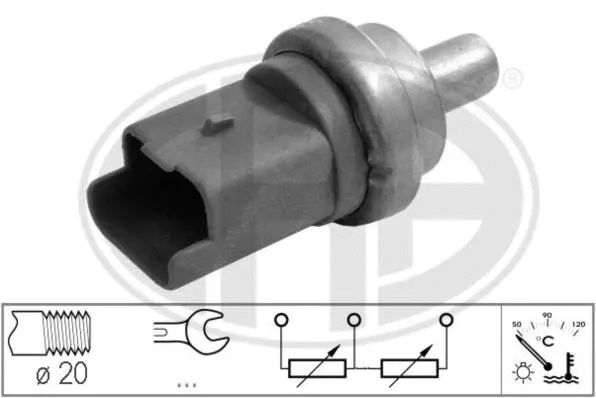 Sensor, coolant temperature (330742)