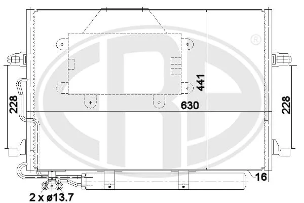 Condenser, air conditioning (667252)