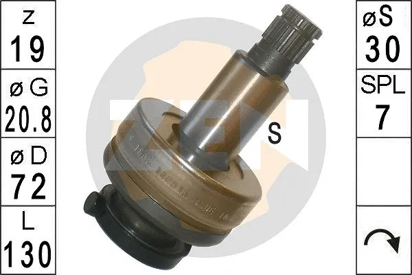 Freewheel Gear, starter (ZN1806)
