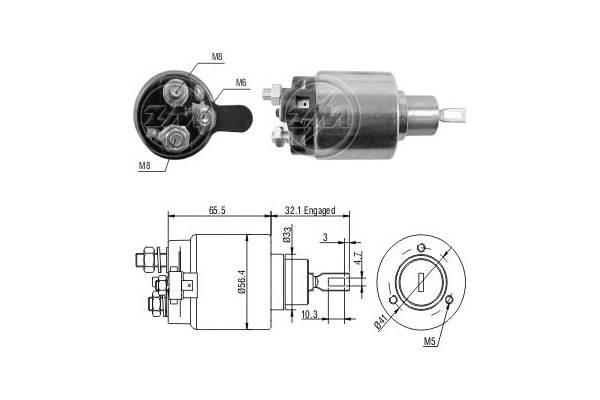 Solenoid Switch, starter (ZM477)